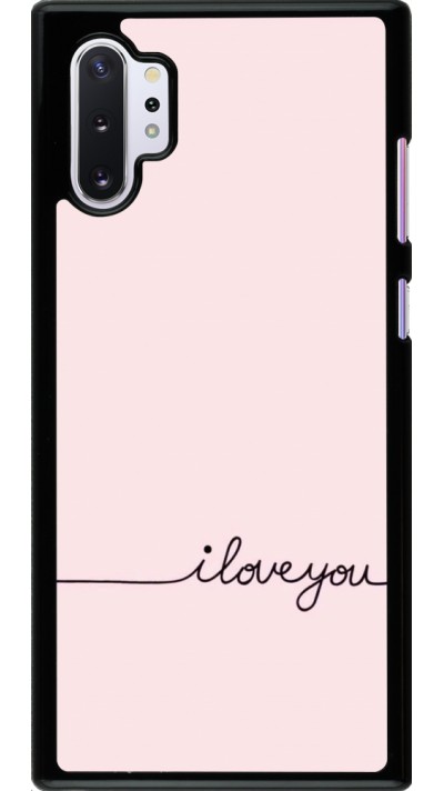 Samsung Galaxy Note 10+ Case Hülle - Valentine 2023 i love you writing