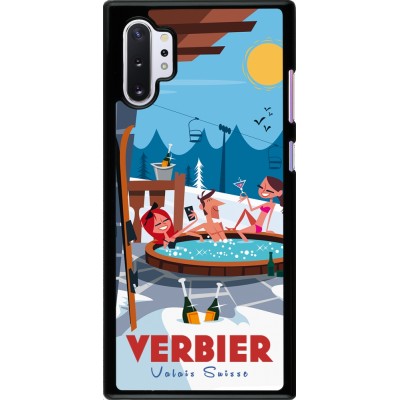 Samsung Galaxy Note 10+ Case Hülle - Verbier Mountain Jacuzzi
