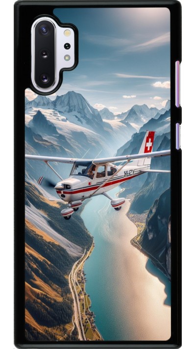 Samsung Galaxy Note 10+ Case Hülle - Schweizer Alpenflug