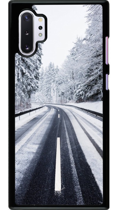 Samsung Galaxy Note 10+ Case Hülle - Winter 22 Snowy Road