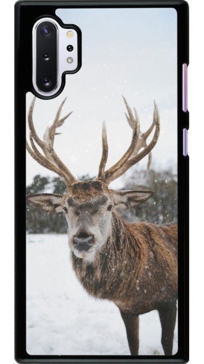 Samsung Galaxy Note 10+ Case Hülle - Winter 25 Winter reindeer