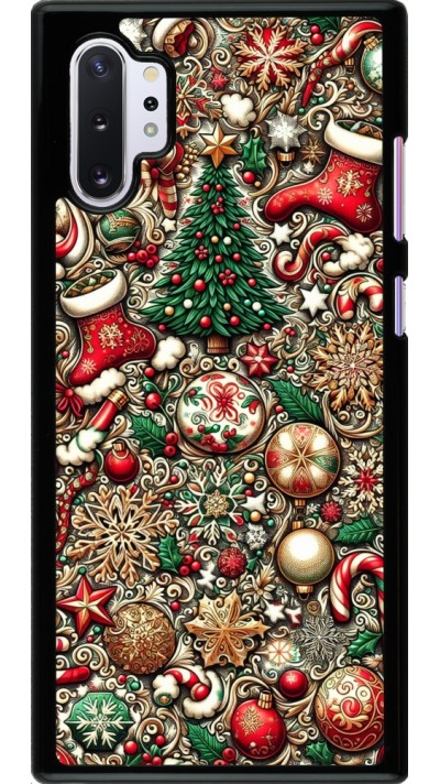 Samsung Galaxy Note 10+ Case Hülle - Weihnachten 2023 Mikromuster