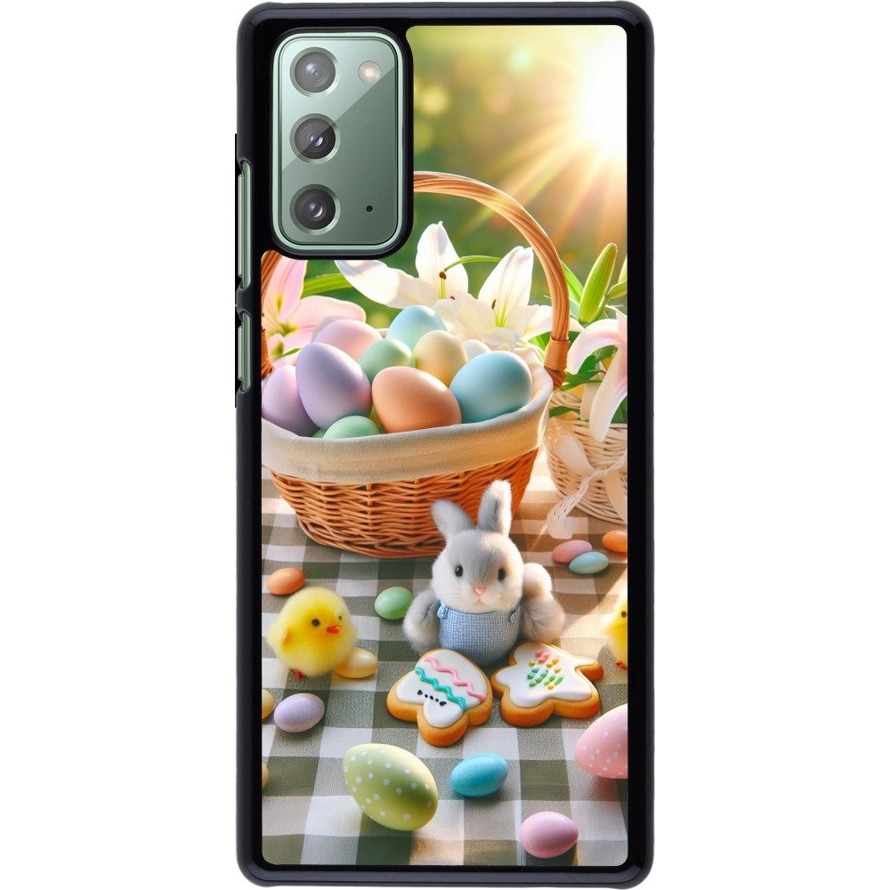 Coque Samsung Galaxy Note 20 - Easter 2025 Panier Pâques