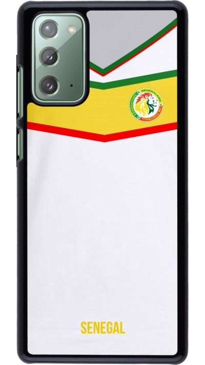 Samsung Galaxy Note 20 Case Hülle - Senegal 2022 personalisierbares Fußballtrikot