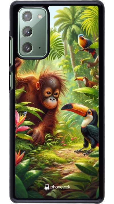 Samsung Galaxy Note 20 Case Hülle - Tropischer Dschungel Tayrona