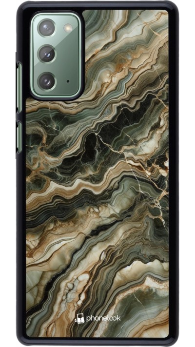 Samsung Galaxy Note 20 Case Hülle - Oliv Marmor