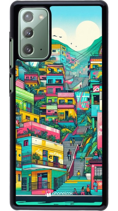 Samsung Galaxy Note 20 Case Hülle - Medellin Comuna 13 Kunst