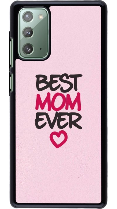 Samsung Galaxy Note 20 Case Hülle - Mom 2023 best Mom ever pink