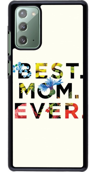 Samsung Galaxy Note 20 Case Hülle - Mom 2023 best Mom ever flowers