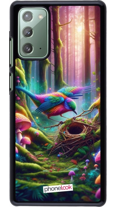 Samsung Galaxy Note 20 Case Hülle - Vogel Nest Wald