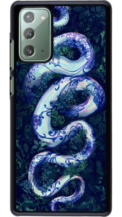 Samsung Galaxy Note 20 Case Hülle - Snake Blue Anaconda