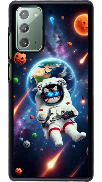 Samsung Galaxy Note 20 Case Hülle - VR SpaceCat Odyssee