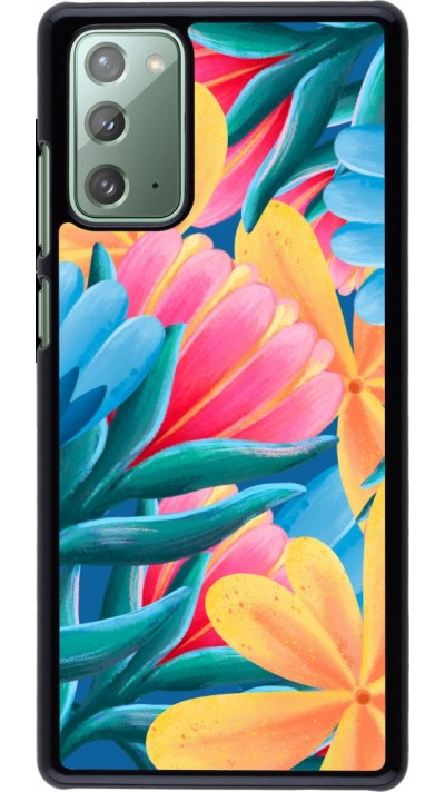 Samsung Galaxy Note 20 Case Hülle - Spring 23 colorful flowers