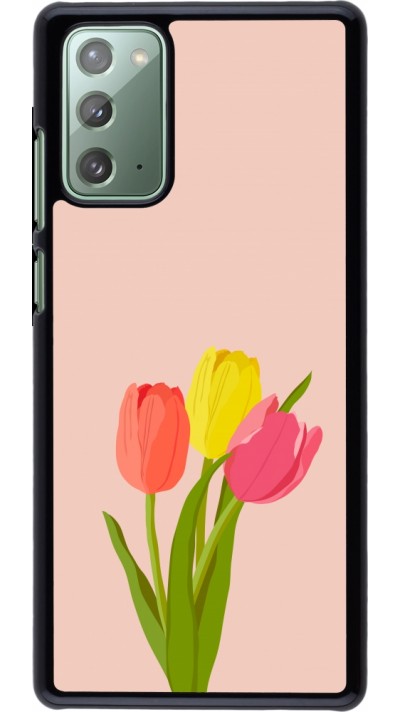 Samsung Galaxy Note 20 Case Hülle - Spring 23 tulip trio