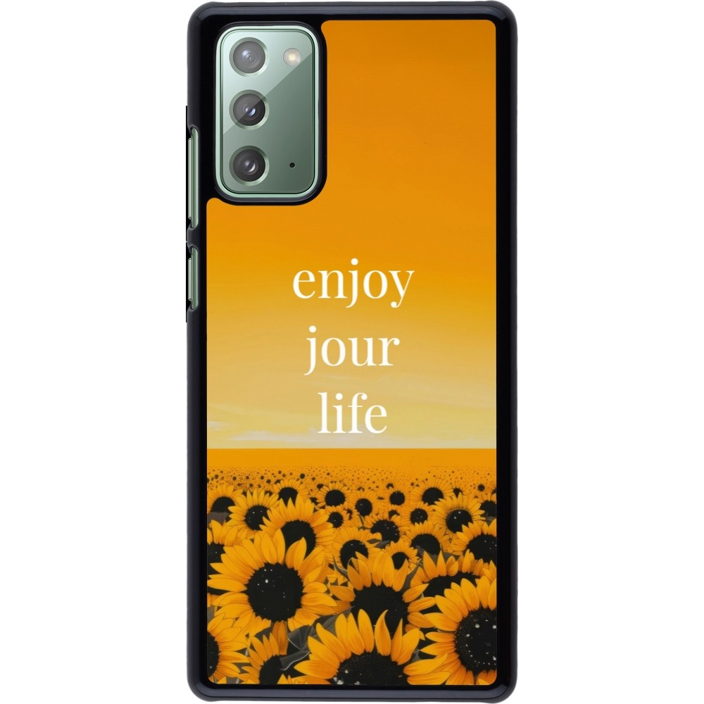 Samsung Galaxy Note 20 Case Hülle - Summer 2025 Enjoy your life