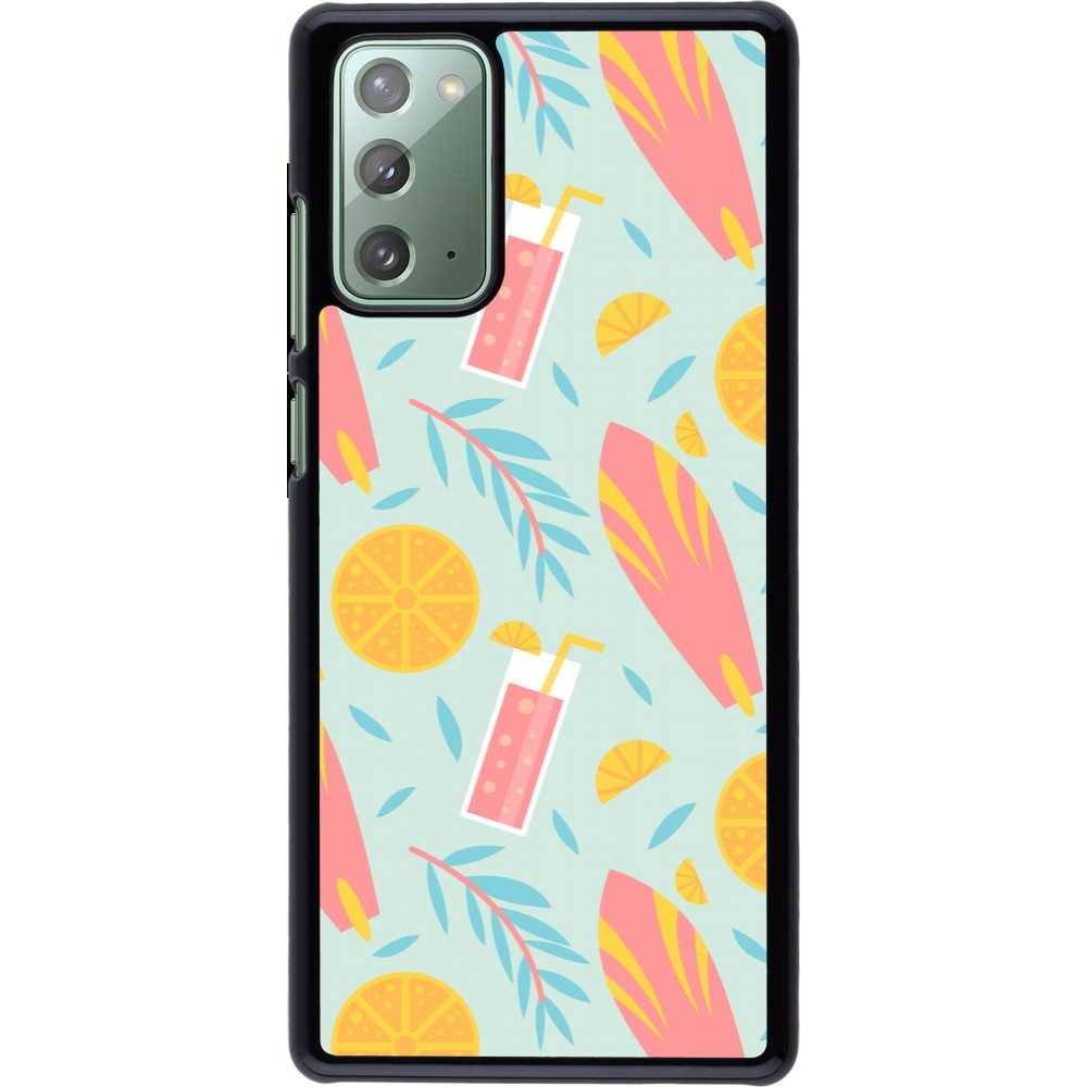 Samsung Galaxy Note 20 Case Hülle - Summer 2025 Pattern citron