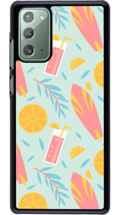 Samsung Galaxy Note 20 Case Hülle - Summer 2025 Pattern citron