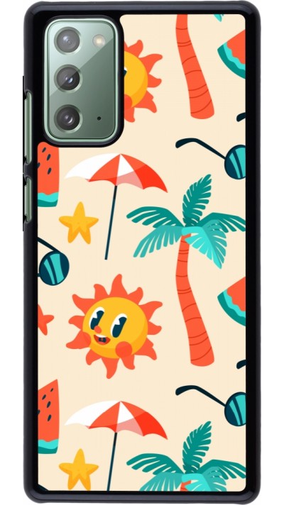 Samsung Galaxy Note 20 Case Hülle - Summer 2025 Pattern soleil