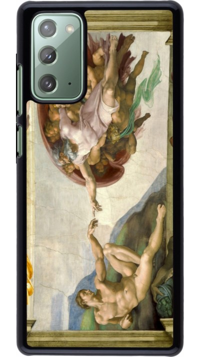 Samsung Galaxy Note 20 Case Hülle - Kunstbild - Die Erschaffung Adams - Michelangelo
