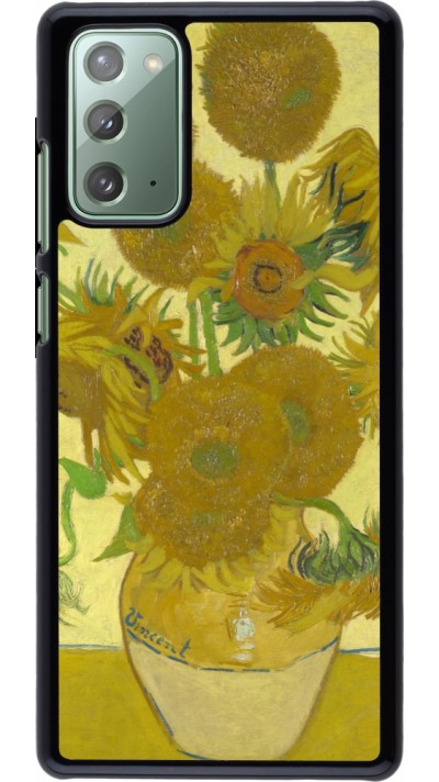 Samsung Galaxy Note 20 Case Hülle - Kunstbild - Sonnenblumen  - Van Gogh