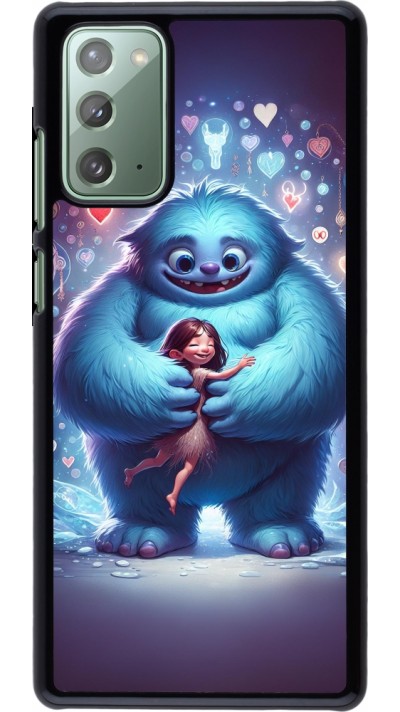 Samsung Galaxy Note 20 Case Hülle - Valentin 2024 Flauschige Liebe