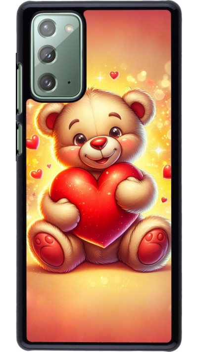 Samsung Galaxy Note 20 Case Hülle - Valentin 2024 Teddy Liebe