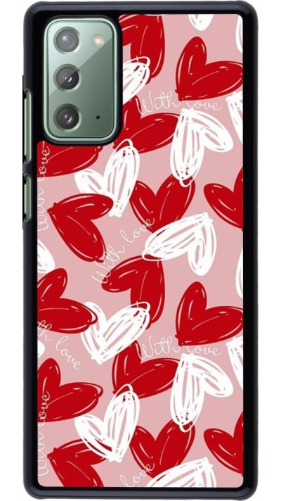 Samsung Galaxy Note 20 Case Hülle - Valentine 2024 with love heart