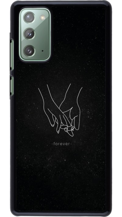 Samsung Galaxy Note 20 Case Hülle - Valentine 2023 hands forever