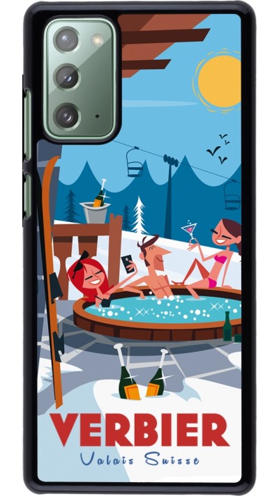 Coque Samsung Galaxy Note 20 - Verbier Mountain Jacuzzi