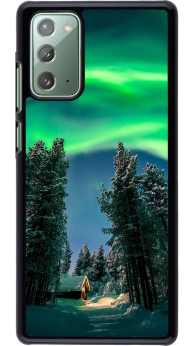Samsung Galaxy Note 20 Case Hülle - Winter 22 Northern Lights