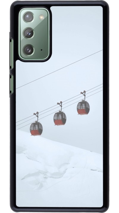 Samsung Galaxy Note 20 Case Hülle - Winter 22 ski lift