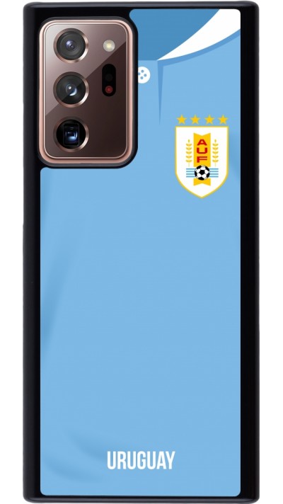Samsung Galaxy Note 20 Ultra Case Hülle - Uruguay 2022 personalisierbares Fussballtrikot