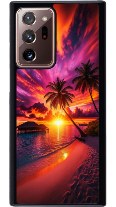 Samsung Galaxy Note 20 Ultra Case Hülle - Malediven Abenddämmerung Glückseligkeit