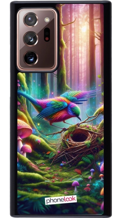 Samsung Galaxy Note 20 Ultra Case Hülle - Vogel Nest Wald