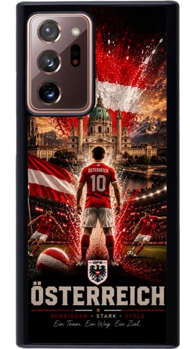 Samsung Galaxy Note 20 Ultra Case Hülle - Fussball Österreich splash 2026