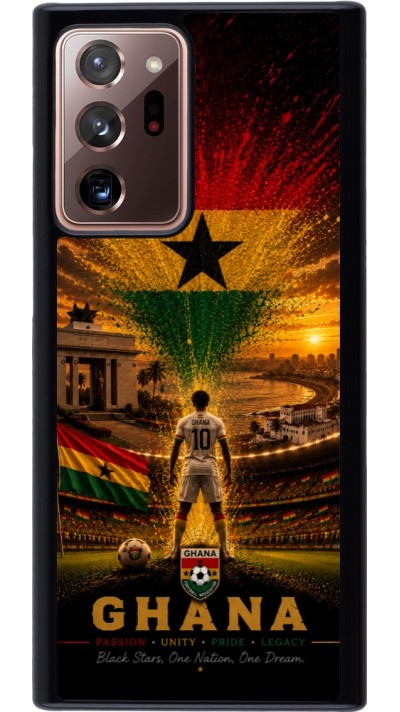 Samsung Galaxy Note 20 Ultra Case Hülle - Fussball Ghana splash 2026