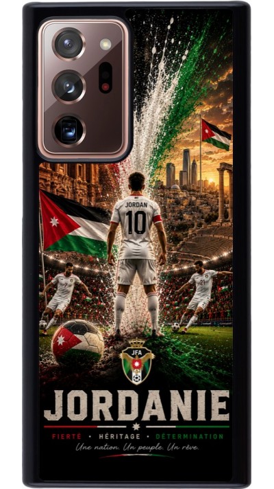 Samsung Galaxy Note 20 Ultra Case Hülle - Fussball Jordanien splash 2026