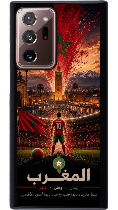 Samsung Galaxy Note 20 Ultra Case Hülle - Fussball Marokko splash 2026