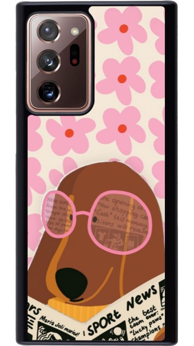 Coque Samsung Galaxy Note 20 Ultra - Dog with newspaper Spring 2026