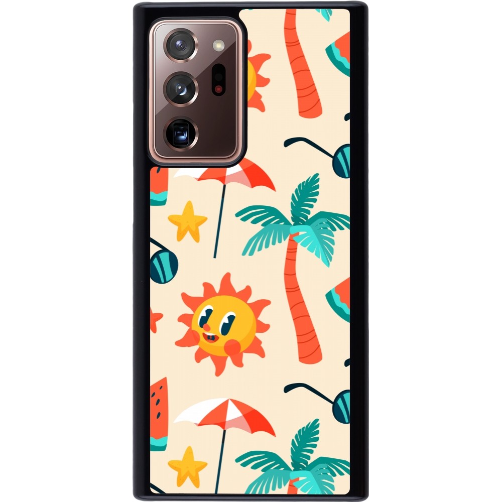 Samsung Galaxy Note 20 Ultra Case Hülle - Summer 2025 Pattern soleil