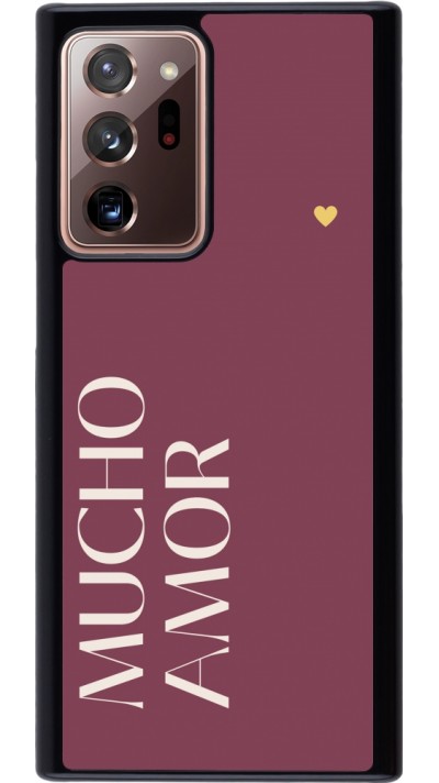 Samsung Galaxy Note 20 Ultra Case Hülle - Valentine 2024 mucho amor rosado