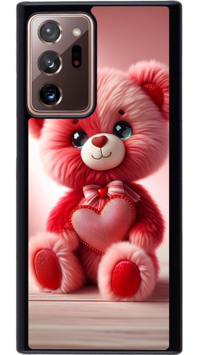 Samsung Galaxy Note 20 Ultra Case Hülle - Valentin 2024 Rosaroter Teddybär