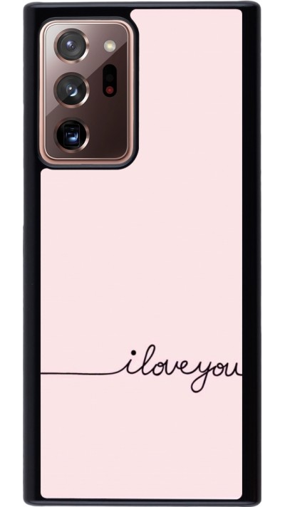 Samsung Galaxy Note 20 Ultra Case Hülle - Valentine 2023 i love you writing