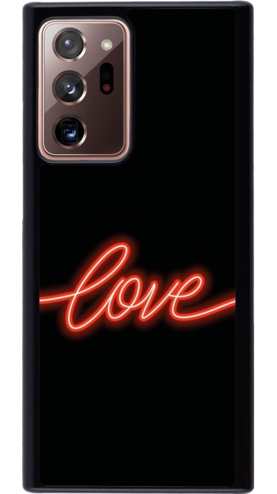 Samsung Galaxy Note 20 Ultra Case Hülle - Valentine 2023 neon love