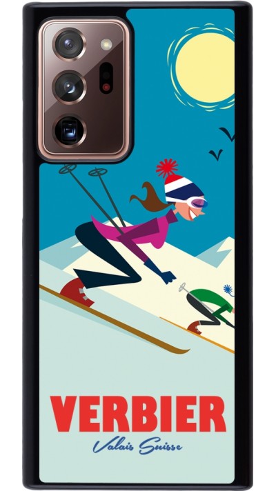 Samsung Galaxy Note 20 Ultra Case Hülle - Verbier Ski Downhill