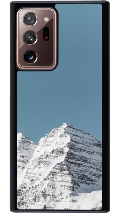 Samsung Galaxy Note 20 Ultra Case Hülle - Winter 22 blue sky mountain
