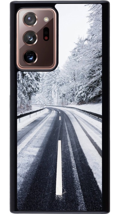 Samsung Galaxy Note 20 Ultra Case Hülle - Winter 22 Snowy Road