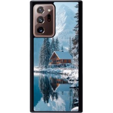 Samsung Galaxy Note 20 Ultra Case Hülle - Winter 25 Winter house forest day