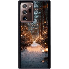Samsung Galaxy Note 20 Ultra Case Hülle - Winter 25 Winter snowy road
