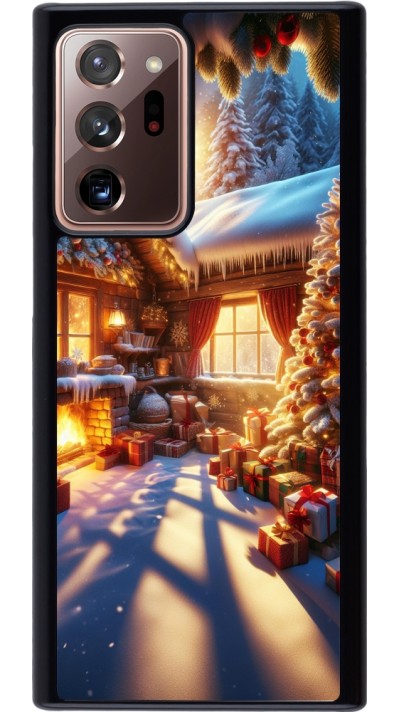 Samsung Galaxy Note 20 Ultra Case Hülle - Weihnachten Chalet Feerie